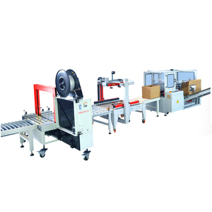 Érecteur de cartons automatique, Scelleuse de fond de carton, Ligne d'emballage - Product Image 1