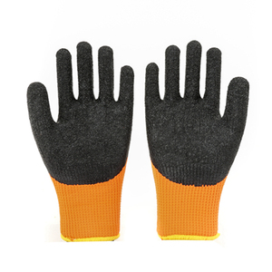 قفازات يد CHUANGYING قفازات مطاطية برتقالية وقفازات حماية من اللاتكس البرتقالي قفاز أصفر خرسانة - Product Image 3