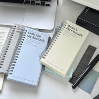 Carnet de notes personnalisé A6 avec liste de choses à faire, carnet à spirales pour journal/planificateur