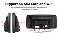 Reproductor Multimedia Inalámbrico para Automóvil Qualcomm con Android AUTO y CarPlay, Pantalla de 10.25/12.3 Pulgadas para Mercedes Benz Clase B W246
