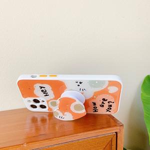 Carga inalámbrica de PC anticaída a la moda de dibujos animados para <span class=keywords><strong>iPhone</strong></span> <span class=keywords><strong>12</strong></span> Pro, funda tipo billetera, muestra gratuita, accesorios para teléfono móvil - Product Image 2