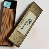 Bâtons d'encens naturels sans bambou en bois de santal et oud bio - Encens chinois écologique au design personnalisable pour