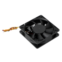 Kipas Pendingin DC Tekanan Statis Tinggi 12032 12V 24V 48V 120x120x32mm Kipas Aksial Tanpa Sikat Bantalan Bola Ganda untuk Server Inverter