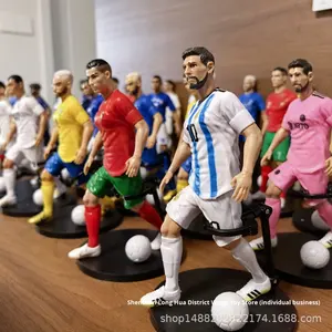 Realistische Fußballstars Cristiano Ronaldo Mbappé PVC-Actionfigur Handgefertigte Puppe Trendiges Spielzeug Dekorationsmodell YTL-FB-020 YANSTAR - Product Image 6