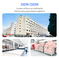 Haoding, fabricant de haute qualité, vêtements pour bébés en bambou personnalisés, combinaison unisexe à fermeture éclair bidirectionnelle, écologique, imprimée