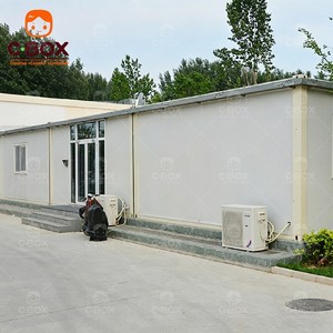 Cbox Prefab Modular Office Fireproof Dormitory Sandwich Panel Teahouse Lounge Cafe <b>Bar</b> Flat Pack Container House - Product Image 1