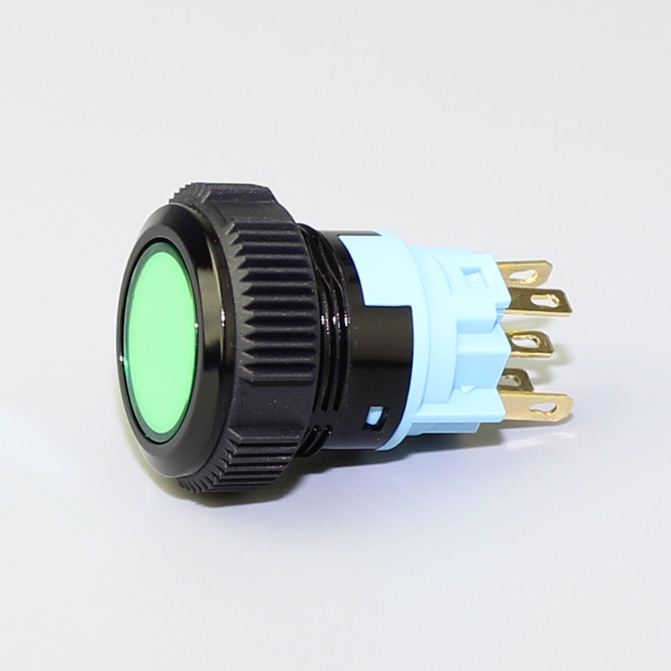 Durable IP67 19mm Push Button Switch Stainless Steel Waterproof Push Button Switch with LED 5A 12V for Marine Car