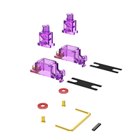 Stabilisateurs à visser DUROCK V3 Game Boy Purple, nouveaux stabilisateurs de clavier USB LED pour PCB de bureau, plus stables, réglage réduit, 1,2 mm-1,6 mm