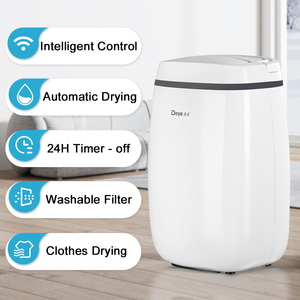 โรงงานผลิตเครื่องลดความชื้น Deye OEM ODM รุ่น R290 ความจุ 12 ลิตร เครื่องฟอกอากาศ เครื่องลดความชื้นสำหรับบ้านและห้องใต้ดิน - Product Image 3