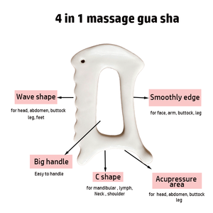 OEM Mini <span class=keywords><strong>Bianshi</strong></span> Ventilateur Tête Nez <span class=keywords><strong>Gua</strong></span> <span class=keywords><strong>Sha</strong></span> Masajeadora Blanc Céramique Naturel Guasha Masseur Poignée Corps Visage Fonction Musicale - Product Image 6