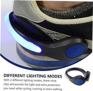 Tại Chỗ Bán buôn Giày chạy đèn nút điều khiển PVC hướng dẫn 80mAh Pin cuộc sống lâu dài dẫn ánh sáng ban đêm chạy cảnh báo ánh sáng - Product Image 2