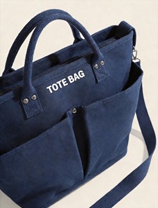 Sac fourre-tout en toile multifonction de haute qualité, personnalisable avec logo, faible MOQ, sac de maman, avec longue poignée rétractable - Product Image 3