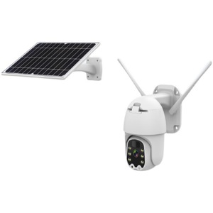Outdoor Solar Powered 1080P Wireless <b>Security</b> Camera With Night Vision And Cloud Storage For Home Surveillance - Product Image 1