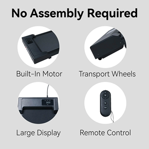 Tapis de course compact 2,5 CV sous bureau, portable pour la maison et le bureau, expédition depuis l'entrepôt américain - Product Image 3