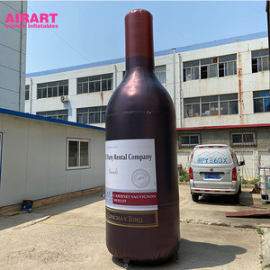 Tổ chức sự kiện trang trí quảng cáo bơm hơi khổng lồ chai rượu sâm banh, rượu vang bơm hơi - Product Image 2