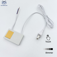 Interruptor táctil LED de alta tensión CA 110V-240V con un solo botón para control de atenuación o desempañador para espejo de baño inteligente