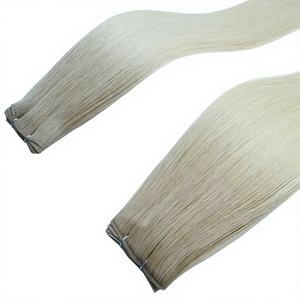 Extensiones de Cabello con Cinta Invisible Tejidas a Mano, 100% Cabello Humano, Adhesivas con Clip, Todos los Colores - Product Image 4