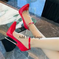 Vente 2024 tendances couleur bonbon tissu 16 cm talon en métal mode Sexy fête femmes chaussures Sexy personnalisé en gros