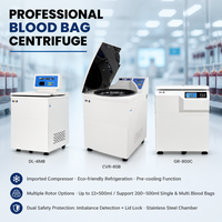 Centrifugeuse de sac de sang 4x500ml rentable d'approvisionnement d'usine debout de plancher avec le système réfrigéré