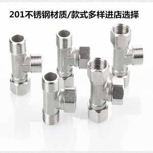 Raccord en T en acier inoxydable 4 points 20 mm résistant à haute pression pour raccords de conduites d'eau - Product Image 3