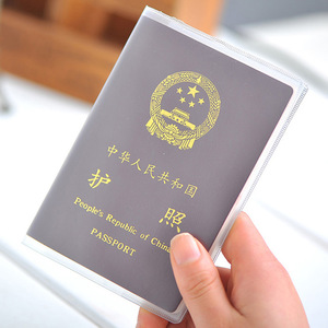 Protège-passeport multifonctionnel givré en gros, porte-passeport de voyage, porte-documents épaissi imperméable à plusieurs emplacements pour cartes - Product Image 1
