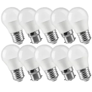 מנורת נורת LED 24V ללא מילוי AC 12V 3W G45 אור חיסכון באנרגיה E27 B22 לסלון משרד ביתי