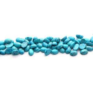 Wholesale 10x14mm Oval Natural <strong>Stone</strong> Cabochon Turquoise <strong>Blue</strong> Loose Gemstones Customized Natural Dyeing <strong>Blue</strong> Target Audience - Product Image 5