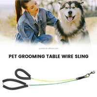 Réglable Chien Chat Toilettage Boucle Pas S'asseoir Cuissot Titulaire Retenue Pet Corde Corde pour Table de Toilettage
