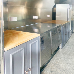 รถขายอาหารแบบแผ่นชุบสังกะสีแบบใหม่มาตรฐานยุโรปรถเข็นขายอาหารสำหรับร้านอาหาร - Product Image 3