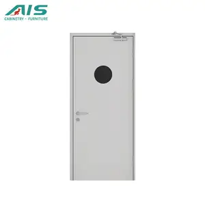 Ais Residential Fire Rated Doors With Glass For Garage Cheap External Double Fire Doors And Frame For Flats
