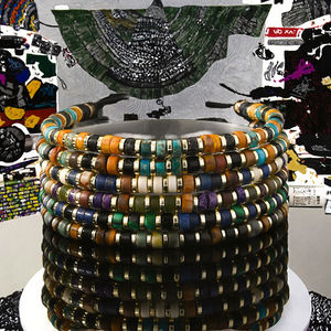 Bracelet pour homme tendance vintage bohème, perles de carrelage bohème, fait à la main, réglable, multicolore, pierre naturelle, bracelet de fête, vente en gros - Product Image 3