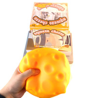 Jouet anti-stress en TPR souple géant en forme de fruit de 5 pouces à remontée lente