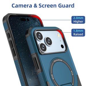 <span class=keywords><strong>เคส</strong></span>โทรศัพท์แบบมีที่วางแหวนในตัว สำหรับ iPhone 17 Air 16 15 Pro Max 13 Mini ป้อง<span class=keywords><strong>กัน</strong></span>การตกกระแทกอย่างดี พร้อมแม่เหล็ก รุ่น 2025 - Product Image 1
