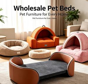 Outdoor Waterproof Elevated Dog <b>Bed</b> Sturdy Wooden <b>Frame</b> <b>Raised</b> Pet Cot <b>for</b> Garden Camping Patio - Product Image 1