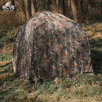 Tente Dôme Pliable Respirante Multi-Occupants, Camouflage Forêt Enduit Vinyle, Quatre Saisons, Imperméable, Vente Directe Usine OEM