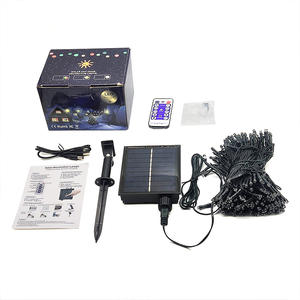 Guirlande lumineuse solaire, jardin féerique, lampe LED imperméable pour l'extérieur, pour Noël, les fêtes, la décoration de la maison - Product Image 3