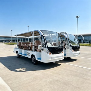 Customized 11 Seats Enclosed Electric Sightseeing <b>Bus</b> Comfortable Passenger Vehicle for Theme Park Tours - Product Image 2