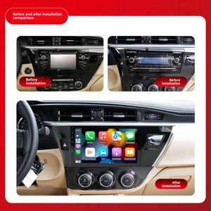 Radio Estéreo para Auto Android Auto Modelo B de 8 Núcleos y 2 Din para <span class=keywords><strong>Toyota</strong></span> <span class=keywords><strong>Corolla</strong></span> E170 E180 2014-2016, Radio Multimedia para Auto con Carplay y GPS - Product Image 3