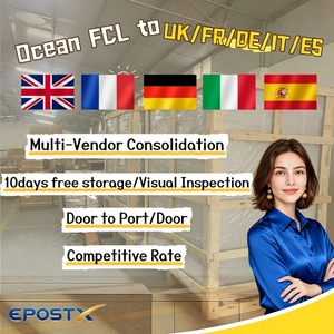 Envío Marítimo FCL Confiable por Epost Express de China a Italia |   Contenedores 20GP, 40GP y 40HQ |   Puerto/Puerta de Guangzhou/Shenzhen |   35-60 - Product Image 1
