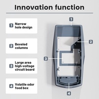 Piège à rats électrique en gros, portable, Wi-Fi, automatique, efficace et sans cruauté pour l'intérieur – Cage électronique anti-rongeurs
