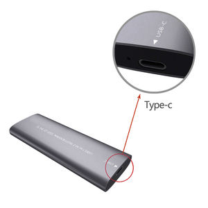 ICOOLAX M2固态硬盘外壳铝Nvme Sata类型C至USB3.1 10gbps快速传输便携式<span class=keywords><strong>M</strong></span>.2硬盘盒支持UASP - Product Image 3