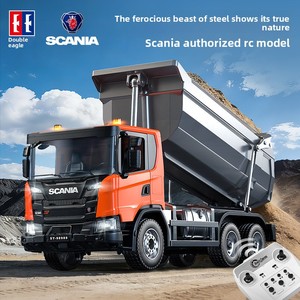 Double Eagle E593 <span class=keywords><strong>Scania</strong></span> Camión Volquete de <span class=keywords><strong>Control</strong></span> <span class=keywords><strong>Remoto</strong></span> de Plástico y Aleación, Modelo 1:20, Simulación Eléctrica, Juguete de Ingenierí<span class=keywords><strong>a</strong></span> - Product Image 5
