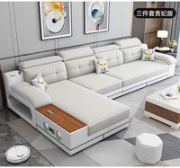 Heißer Verkauf Günstiges Graues Modernes Ecksofa aus Stoff Wohnzimmermöbel Relaxsessel Stoff-Wohnzimmer-Sofagarnitur