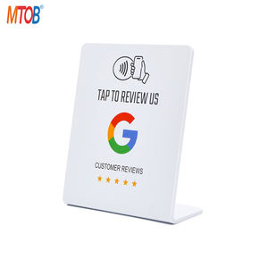 Touchless 13,56 MHZ <span class=keywords><strong>Instagram</strong></span> Síguenos NFC Stand Wifi NFC Stand Table NFC Card Stand - Product Image 2
