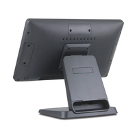 Sistema POS de Pantalla Táctil Panorámica de 15.6 Pulgadas, Terminal Punto de Venta Todo en Uno con Windows, Caja Registradora para Comercio Minorista