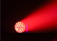 Lampe à tête mobile zoom 19*15W RGBW 4 en 1 à vente chaude, éclairage de scène LED, lumières de mariage, bar, discothèque, concert, contrôle DMX512