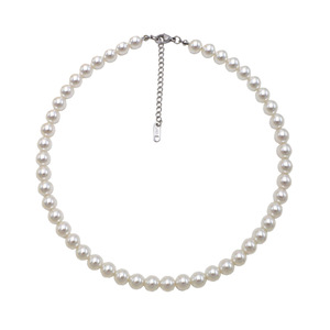 Custom Pearl Necklace AA Grade 10cm Extended Chain Everyday Wear - Product Image 5