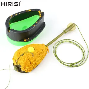 Ensemble de mangeoires pour la pêche à la <span class=keywords><strong>carpe</strong></span> Hirisi - Moule à cage à appâts 30g/40g/50g/60g avec panier, accessoires de pêche F116 - Product Image 1
