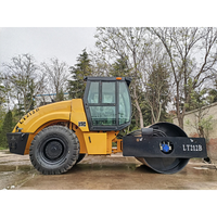 Rouleau compresseur vibrant à tambour unique Lutong LT212B de 12 tonnes pour compactage intensif