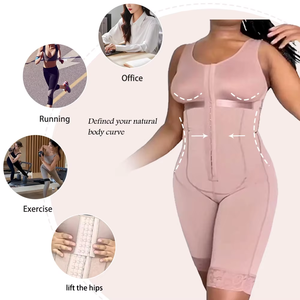 <span class=keywords><strong>Fajas</strong></span> Colombianas Post-Opératoires BBL pour Femmes, Soutien-Gorge et Gaine Amincissante Intégrale avec Effet Remonte-Fesses et Contrôle Abdominal - Product Image 2